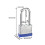 Laminated Key Padlocks Same Key 2 Pack 2