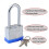 Heavy Duty Laminated Steel Padlock Keyed Alike 2-Pack 3
