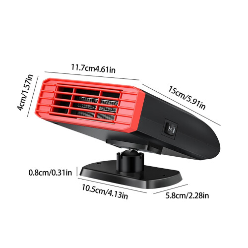 24V Autokachel Ventilator Ontwaseming – 150W 3-in-1 1