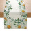 Botanical Leaf Print Linen Tablecloth, 1 pc 4