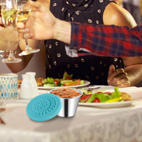 Εκκαθάριση ραφιού αποθήκευσης για αρχή, Κύπελλο σάλτσας από ανοξείδωτο ατσάλι με 1