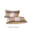 Washed Cotton Pillowcases Solid Color Contrast Trim 2-Pack 3