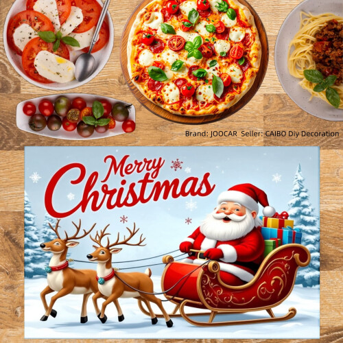 Set van 4 linnen placemats, 30 x 45 cm 1