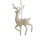 Gold Glitter Reindeer Ornament PVC 15 cm 2
