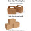 Lancheiras Kraft Brown Gable 9x6x6 polegadas (pacote com 30) 2