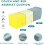 Confezione da 2 cuscini di supporto cervicale in memory foam 4