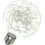 Vintage LED-bollamp E27 3W300lm 3