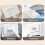 Μίνι επίπεδη σφουγγαρίστρα με περιστρεφόμενη κεφαλή 180 και 5 πανιά μικροϊνών 5