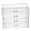 Make-up-Organizer aus Acryl mit Schubladen (4 Schubladen) 4