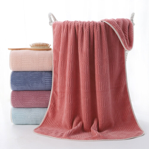 Πετσέτα μπάνιου Coral Velvet 28x55in – Μαλακή & Απορροφητική 2
