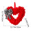 Heart-Shaped Valentine's Wreath 13.77" for Front Door 3