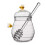 Glass Honey Jar with Dipper and Lid 4