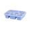 6-Compartment Wheat Straw Lunch Box – 24 x 17.5 x 5.5 cm 2