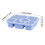 6-Compartment Wheat Straw Lunch Box – 24 x 17.5 x 5.5 cm 3