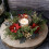 Christmas candle ring wreath with pine and pinecones 3