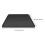 Silicone Fridge Drip Tray with Raised Edge Black 2