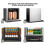 Silicone Fridge Drip Tray with Raised Edge Black 3