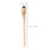 Bambu trädgårdsficklampor beige naturfärgade 4-pack 5