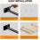 Set van 8 stalen zwevende plankdragers (15 cm) 5
