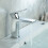 Dellonda Baridi Basin Mixer Tap with Clicker Waste, Chrome - DH392 6