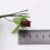 Bouquet di 12 rose artificiali in plastica arancione 6
