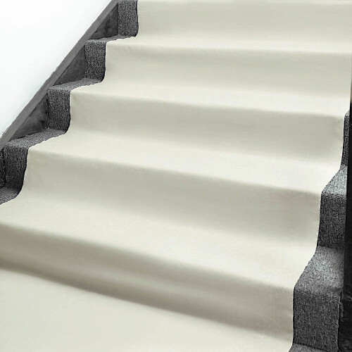 Ivory PVC aisle runner carpet 100 feet 1