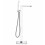 Dellonda Baridi Freestanding Bath Mixer Tap with Shower, Chrome - DH400 5