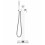 Dellonda Baridi Freestanding Bath Mixer Tap with Shower, Chrome - DH400 7