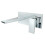 Dellonda Baridi Wall Mounting Basin Mixer Tap, Square, Chrome - DH396 3