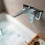 Dellonda Baridi Wall Mounting Basin Mixer Tap, Square, Chrome - DH396 7