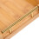 Bandeja retangular de bambu para servir, 38 x 26,5 cm 2