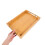 Bandeja retangular de bambu para servir, 38 x 26,5 cm 5