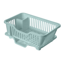 Stevig plastic afdruiprek met opbergdoos