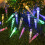 (A) Christmas Solar Icicle Light String 4