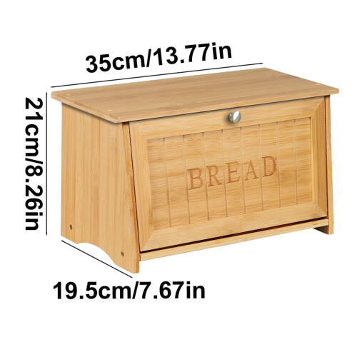 Porte-pain de conception permanente fabriqué à partir de bois 2