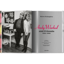 Steve Schapiro. Andy Warhol and Friends Hardcover Book