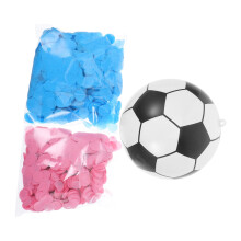 Set de decorațiuni cu confetti pentru dezvăluirea mingii de fotbal