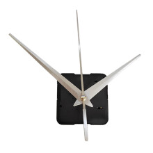 Silent Quartz Clock Movement with 28mm Shaft and Silver Hands