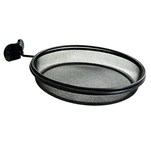 Space Saving Iron Bird Food Container With Pattern Ideal For-1