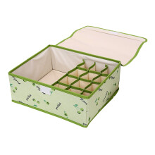 Boîte de rangement pliable pour sous-vêtements à 13 compartiments