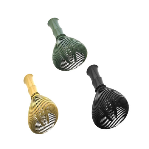 Ensemble de 3 fouets à matcha en silicone avec support