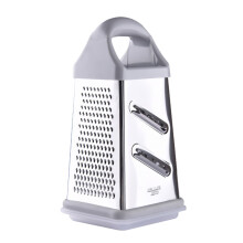 Râpe à boîte 4 en 1 en acier inoxydable gris