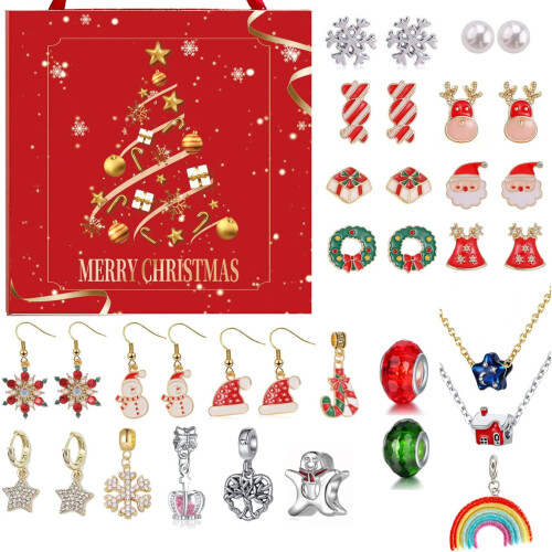 Χριστουγεννιάτικο Γούρι Advent Calendar2025 – Κοσμήματα 24 τεμαχίων