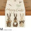 Chemin de table Lapin de Pâques 108 x 13 pouces kaki 1