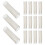 15-pack poolskyddsfjäderhylsor PVC grå 12,7x4x4cm 1