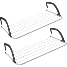 2 Pack Deluxe Radiator Airer | 5 Bar Over Heater Dryer