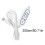 Multifunction Remote Control compatible with USB Fan LED Light 4 Speed Adjustable Remote with 2-8 Hour Timing Function ON OFF Switch 2
