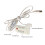 Multifunction Remote Control compatible with USB Fan LED Light 4 Speed Adjustable Remote with 2-8 Hour Timing Function ON OFF Switch 5