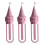 3D Printed Miniature Castles Spire Bookmarks Unique Art-Pink 1