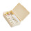 Phone Data Cord Box With Cable Ties And Labels For-White 1